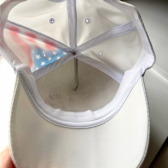 Proud Female Veteran Embroidered Cap - White - Picture 6 of 6